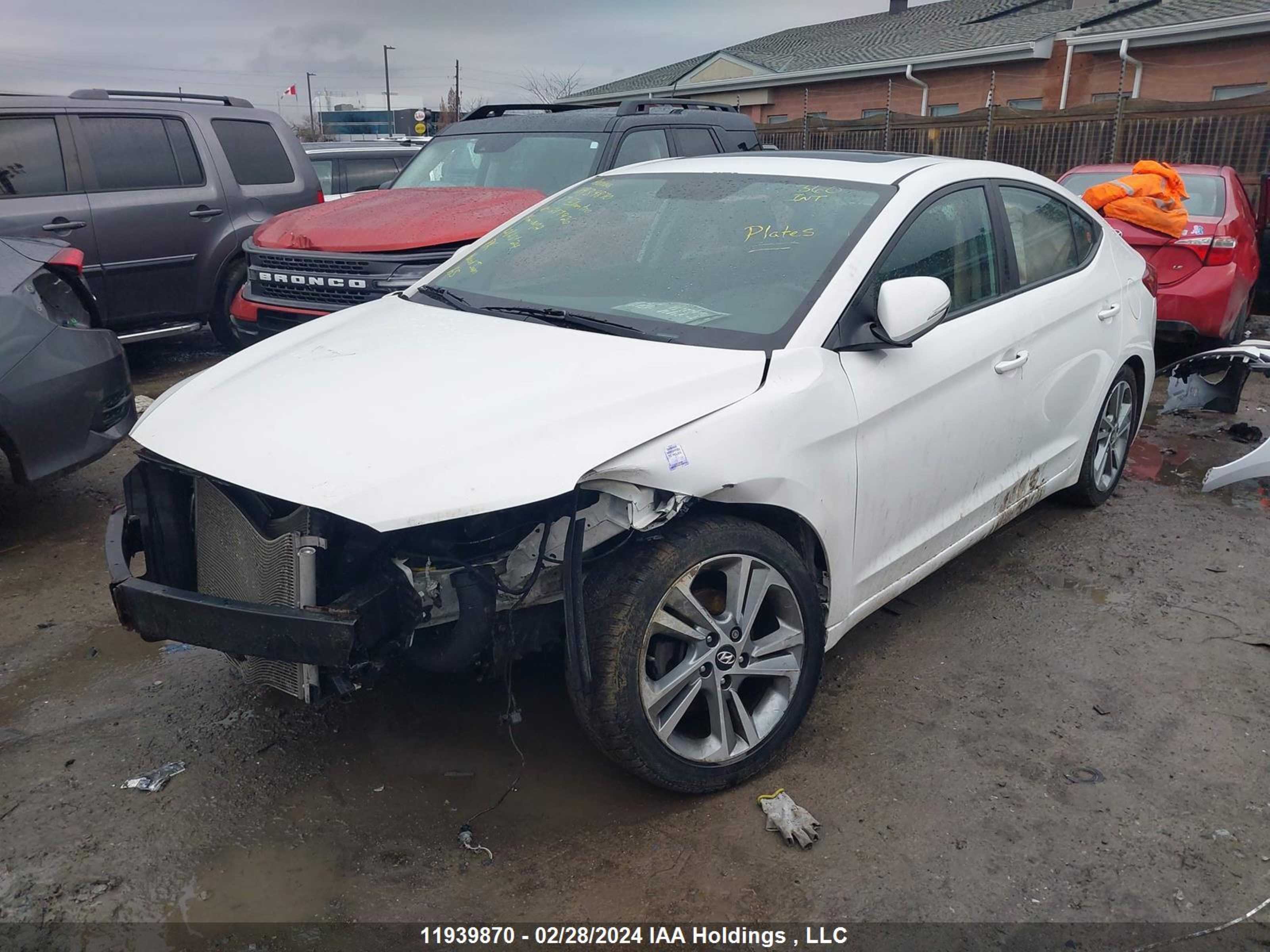 Photo 1 VIN: KMHD84LF6HU217926 - HYUNDAI ELANTRA 