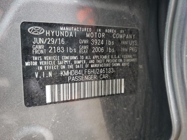 Photo 9 VIN: KMHD84LF6HU246133 - HYUNDAI ELANTRA SE 