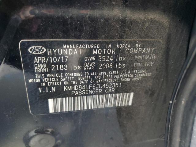 Photo 11 VIN: KMHD84LF6JU452381 - HYUNDAI ELANTRA SE 