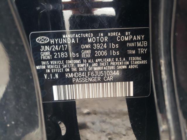 Photo 9 VIN: KMHD84LF6JU510344 - HYUNDAI ELANTRA SE 