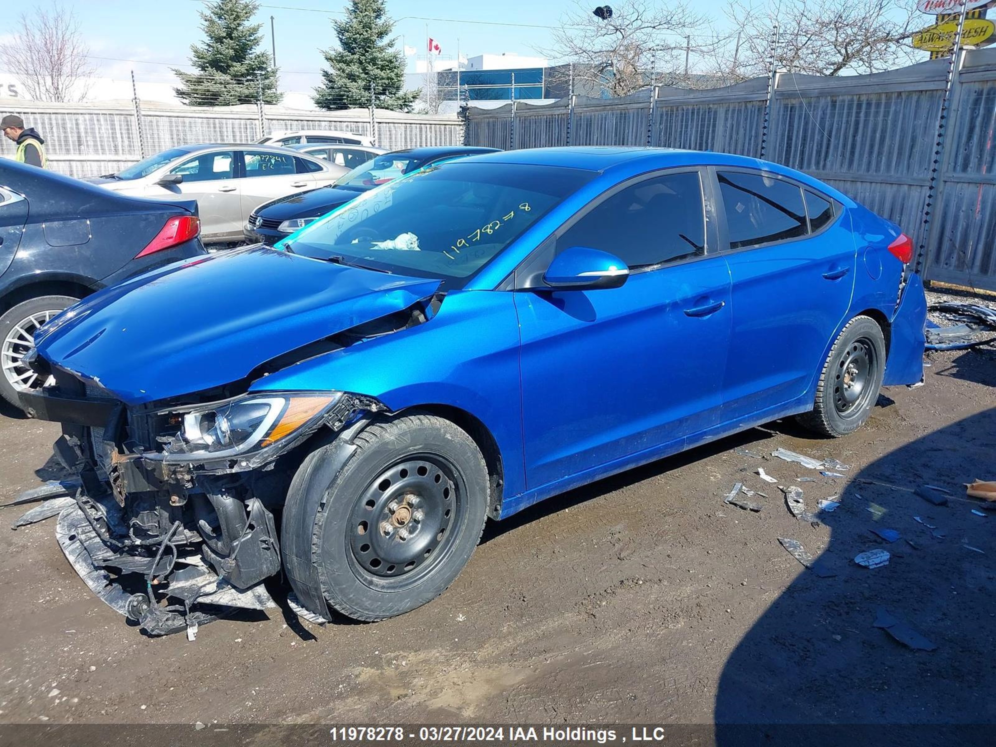 Photo 1 VIN: KMHD84LF6JU521408 - HYUNDAI ELANTRA 