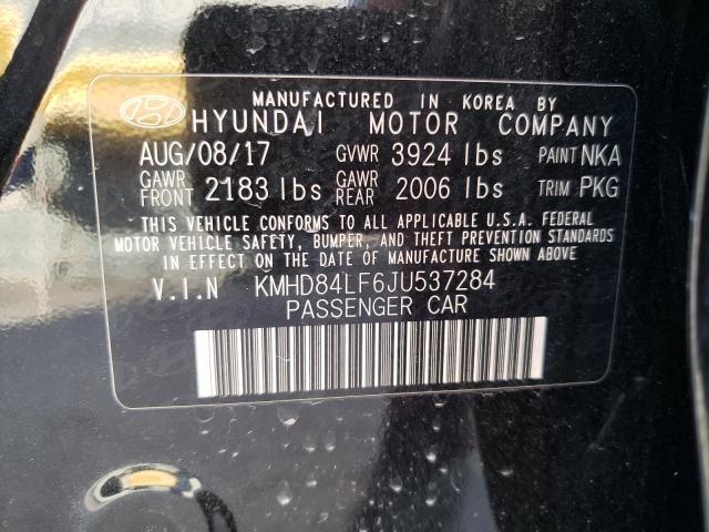 Photo 9 VIN: KMHD84LF6JU537284 - HYUNDAI ELANTRA SE 