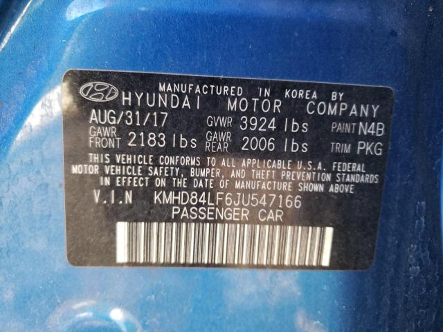 Photo 11 VIN: KMHD84LF6JU547166 - HYUNDAI ELANTRA SE 