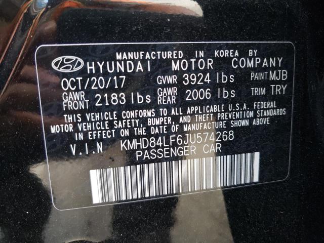 Photo 9 VIN: KMHD84LF6JU574268 - HYUNDAI ELANTRA SE 