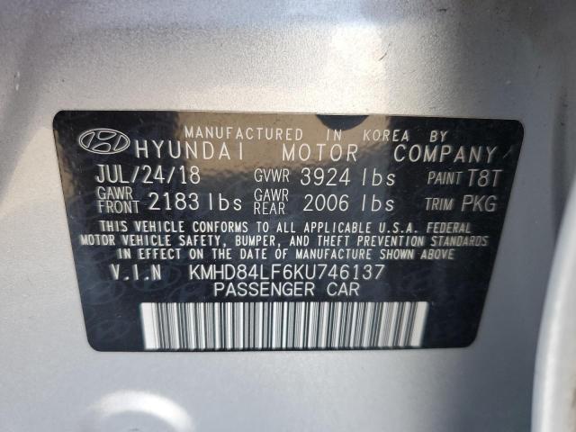 Photo 11 VIN: KMHD84LF6KU746137 - HYUNDAI ELANTRA SE 