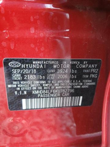 Photo 11 VIN: KMHD84LF6KU782796 - HYUNDAI ELANTRA SE 