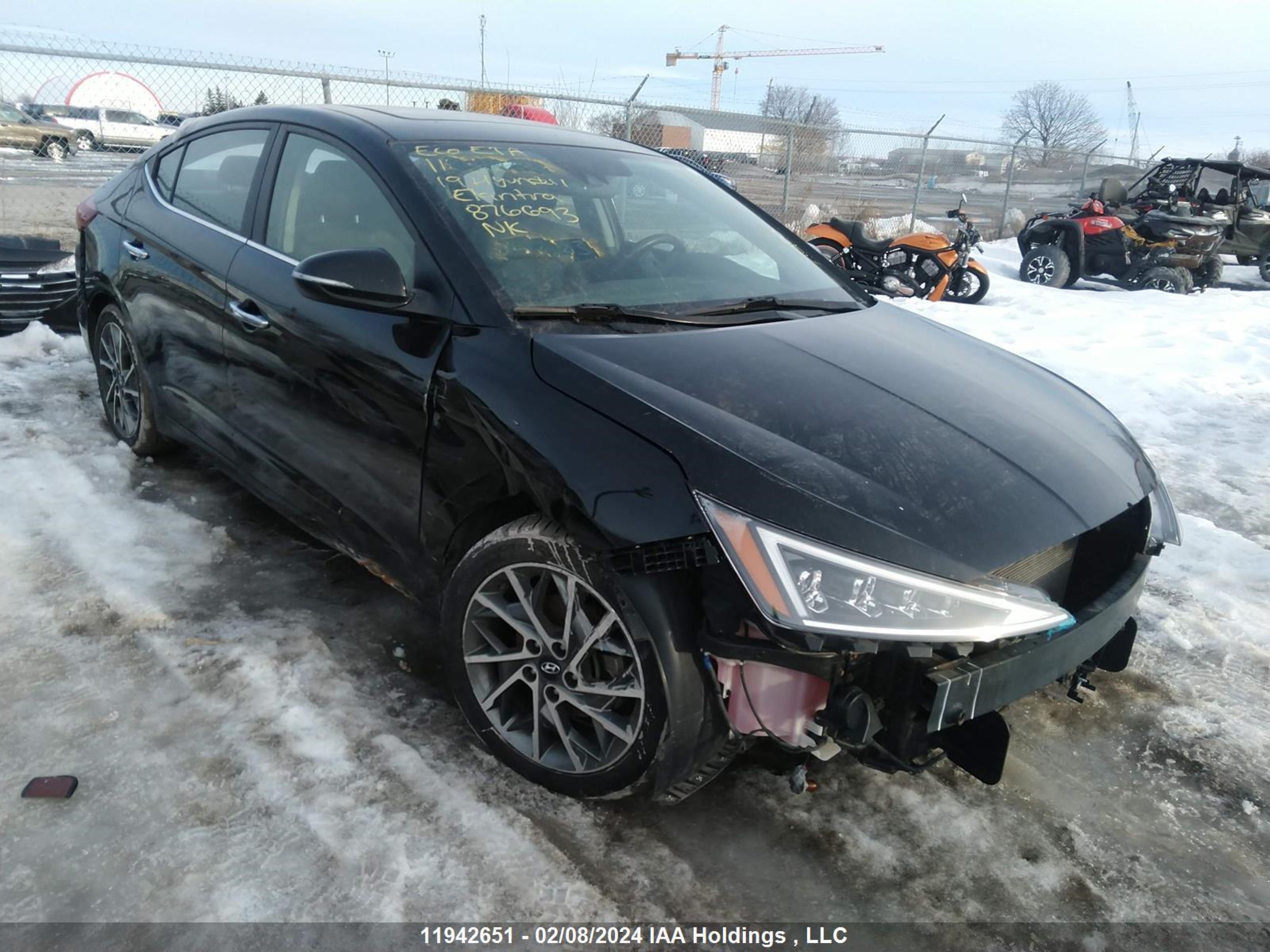 Photo 1 VIN: KMHD84LF6KU876693 - HYUNDAI ELANTRA 