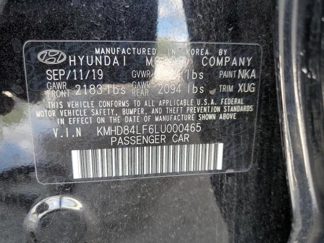 Photo 9 VIN: KMHD84LF6LU000465 - HYUNDAI ELANTRA SE 