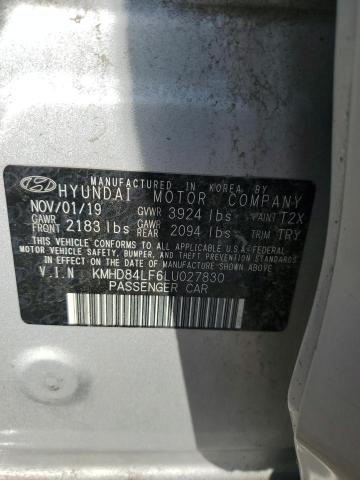 Photo 11 VIN: KMHD84LF6LU027830 - HYUNDAI ELANTRA 