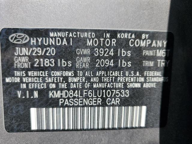 Photo 9 VIN: KMHD84LF6LU107533 - HYUNDAI ELANTRA SE 