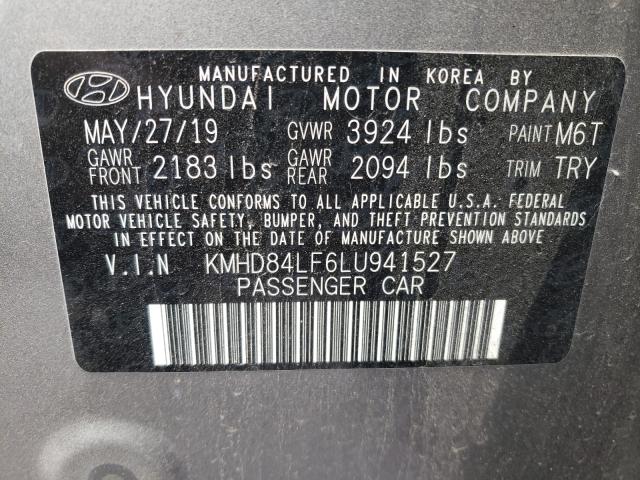 Photo 9 VIN: KMHD84LF6LU941527 - HYUNDAI ELANTRA SE 