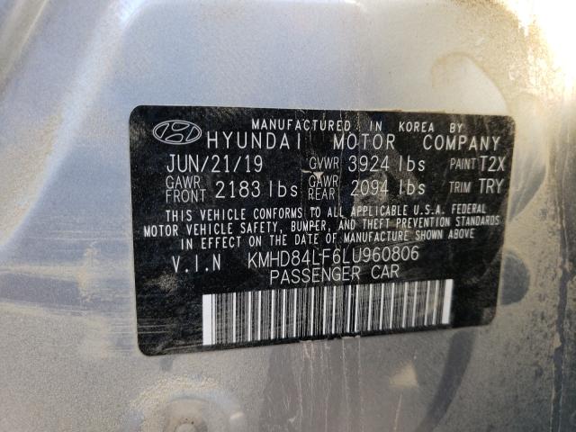 Photo 9 VIN: KMHD84LF6LU960806 - HYUNDAI ELANTRA SE 