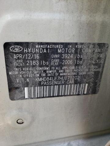 Photo 9 VIN: KMHD84LF7HU171202 - HYUNDAI ELANTRA SE 