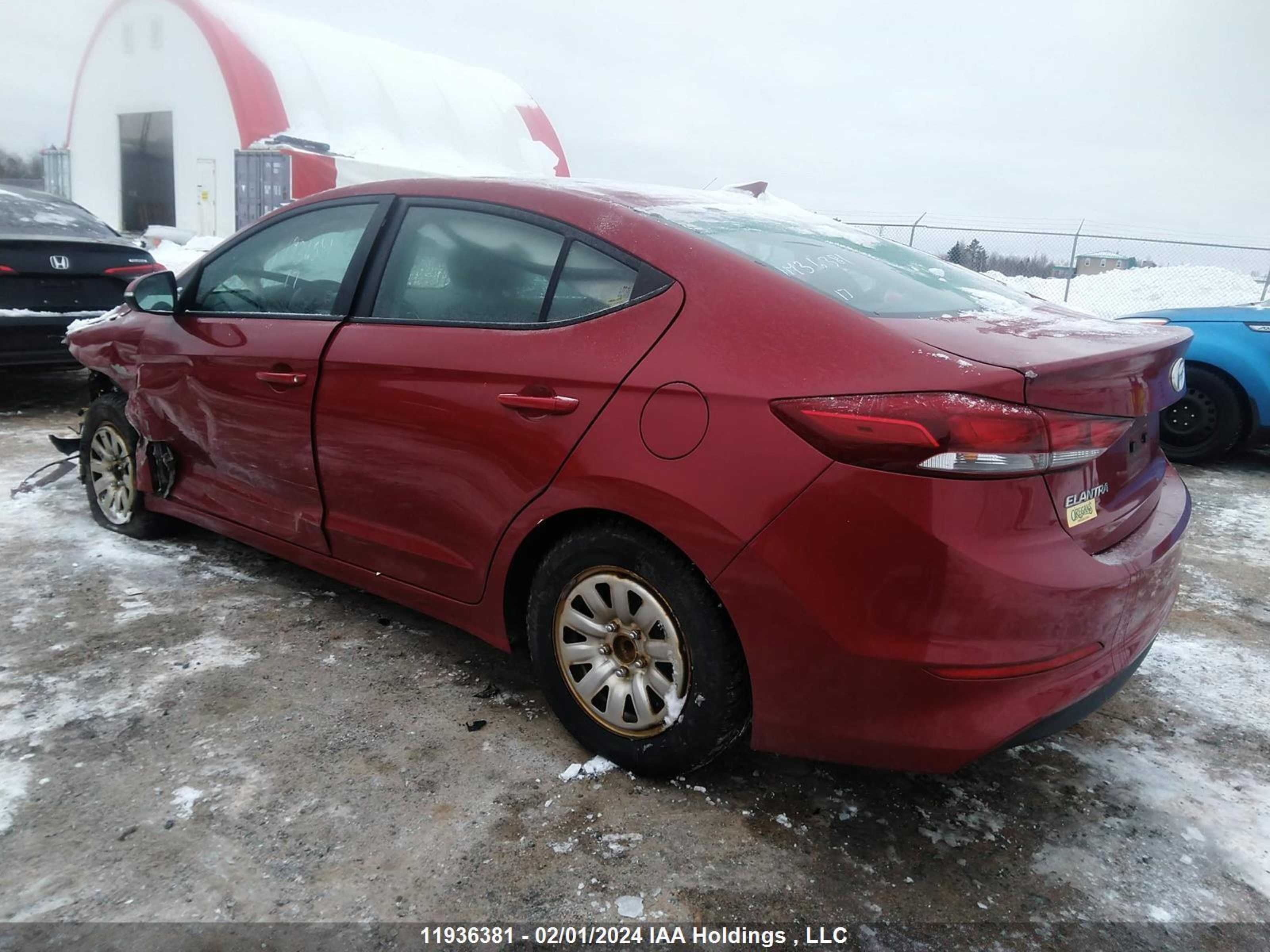 Photo 2 VIN: KMHD84LF7HU336763 - HYUNDAI ELANTRA 