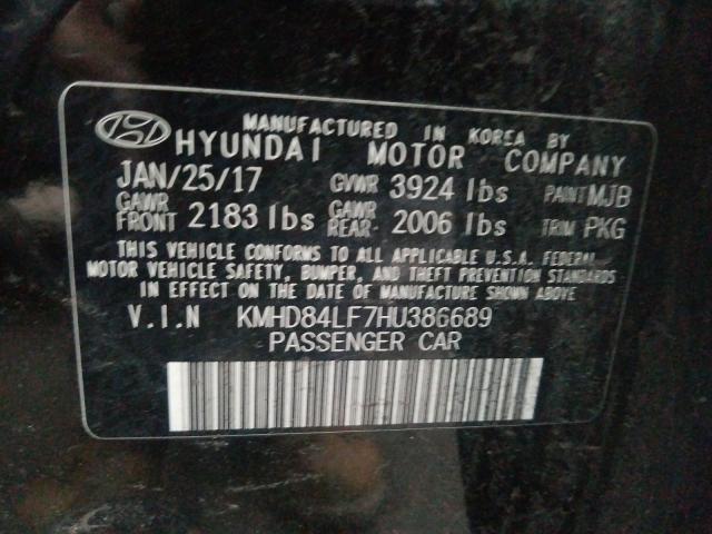 Photo 9 VIN: KMHD84LF7HU386689 - HYUNDAI ELANTRA SE 