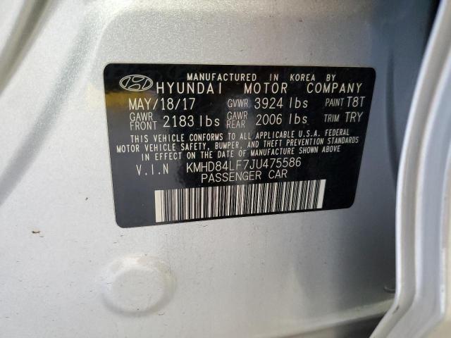 Photo 11 VIN: KMHD84LF7JU475586 - HYUNDAI ELANTRA SE 