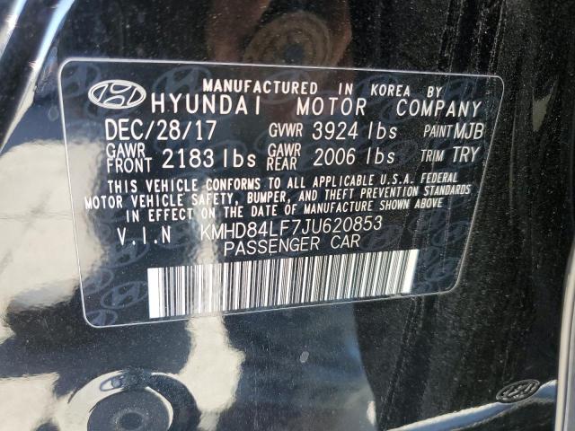 Photo 9 VIN: KMHD84LF7JU620853 - HYUNDAI ELANTRA SE 