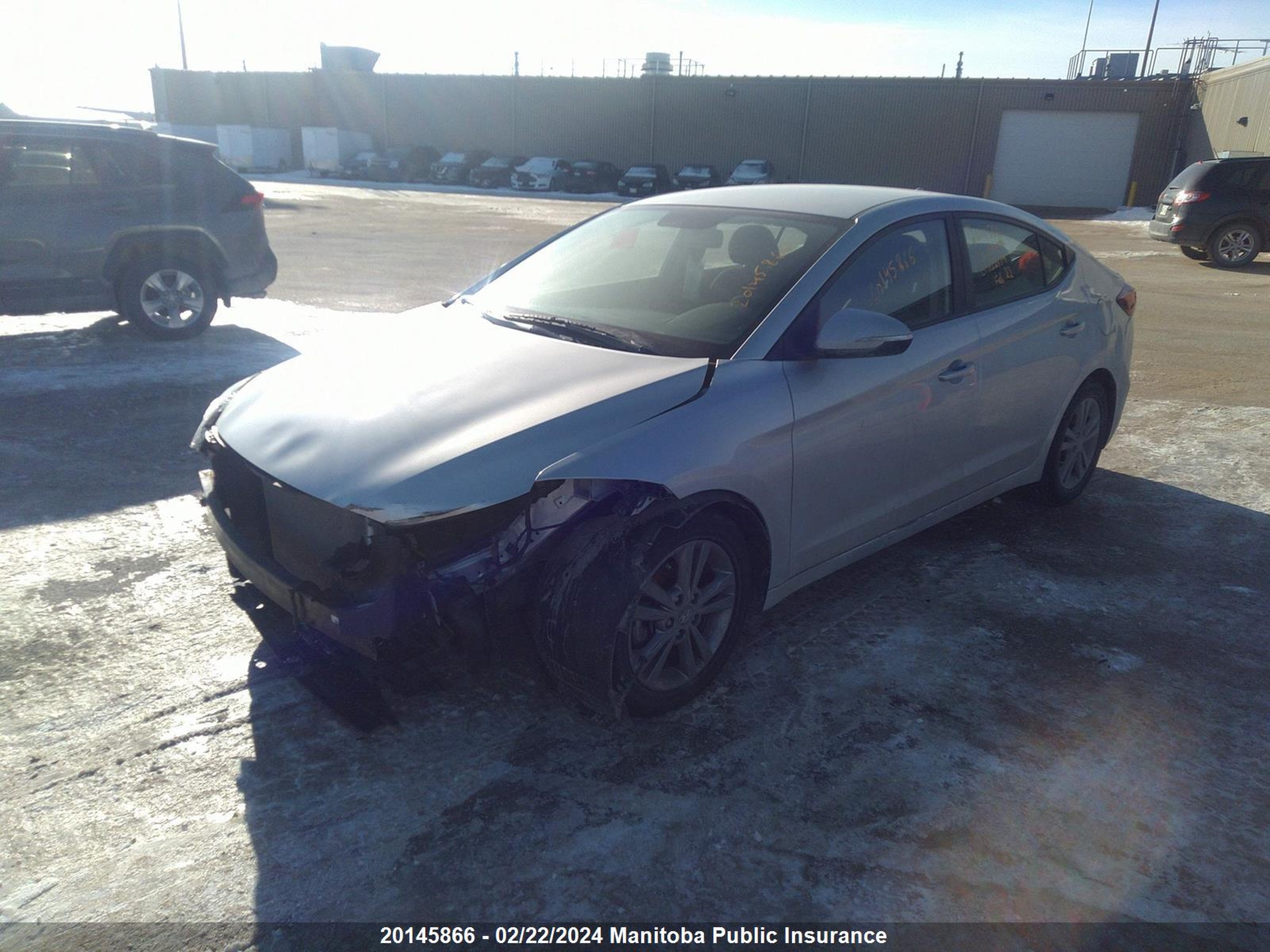 Photo 1 VIN: KMHD84LF7JU622179 - HYUNDAI ELANTRA 