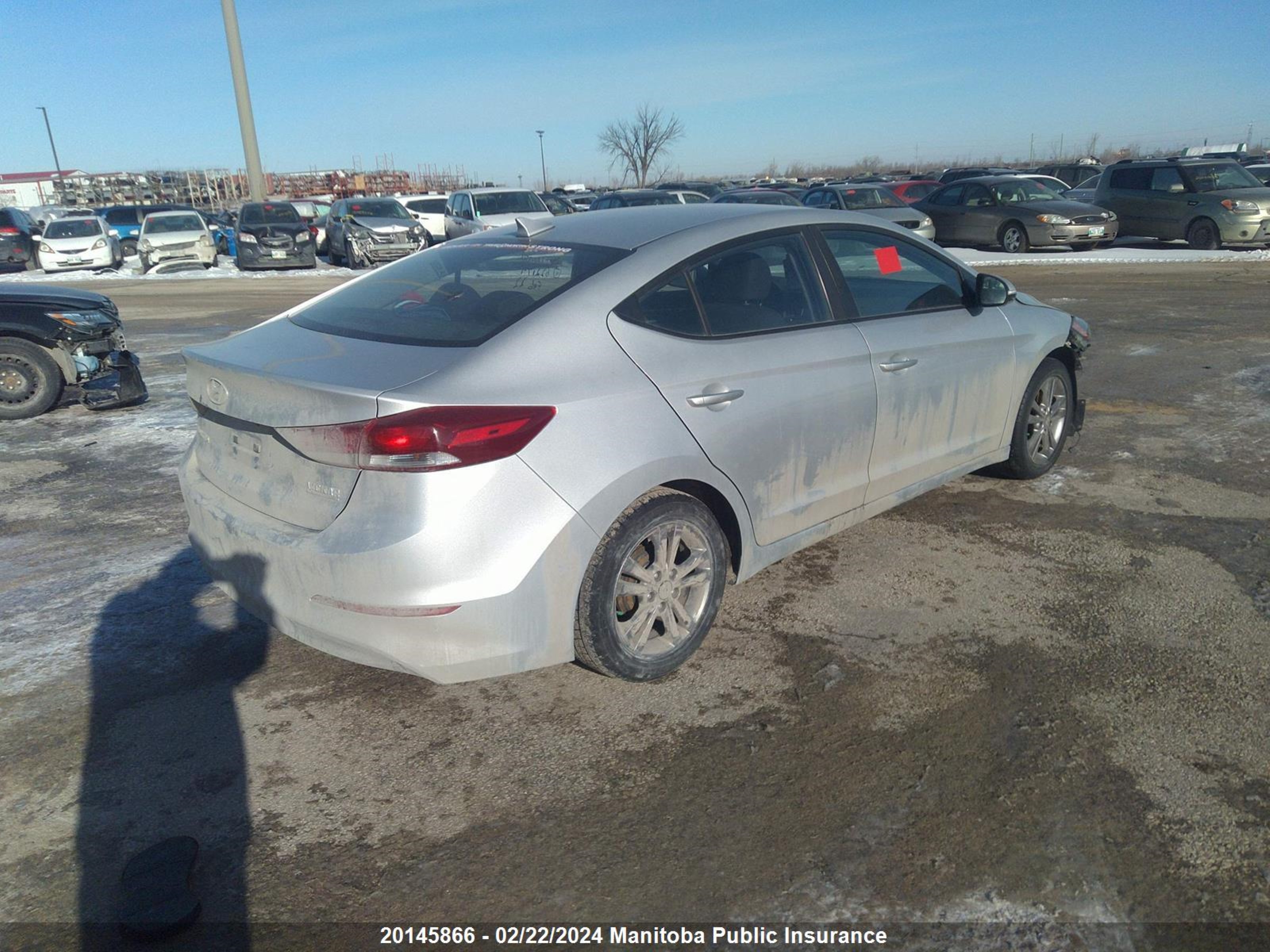 Photo 3 VIN: KMHD84LF7JU622179 - HYUNDAI ELANTRA 