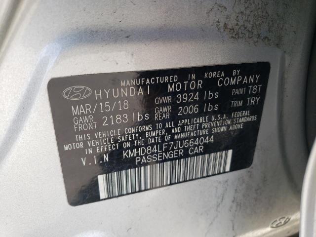 Photo 11 VIN: KMHD84LF7JU664044 - HYUNDAI ELANTRA SE 