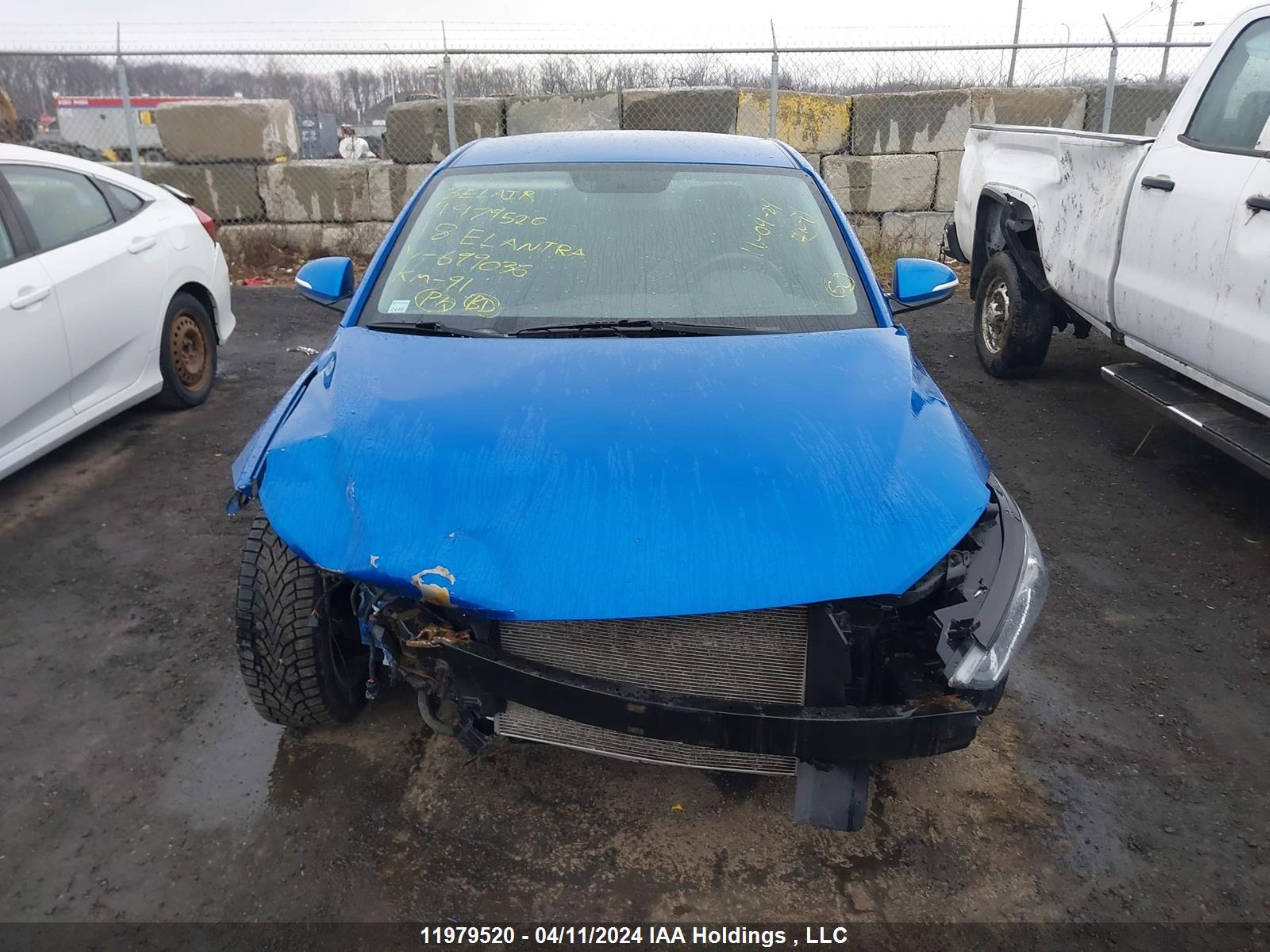 Photo 12 VIN: KMHD84LF7JU699036 - HYUNDAI ELANTRA 