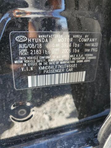 Photo 11 VIN: KMHD84LF7KU746681 - HYUNDAI ELANTRA SE 