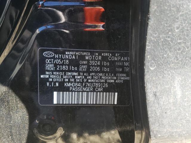 Photo 9 VIN: KMHD84LF7KU789126 - HYUNDAI ELANTRA SE 