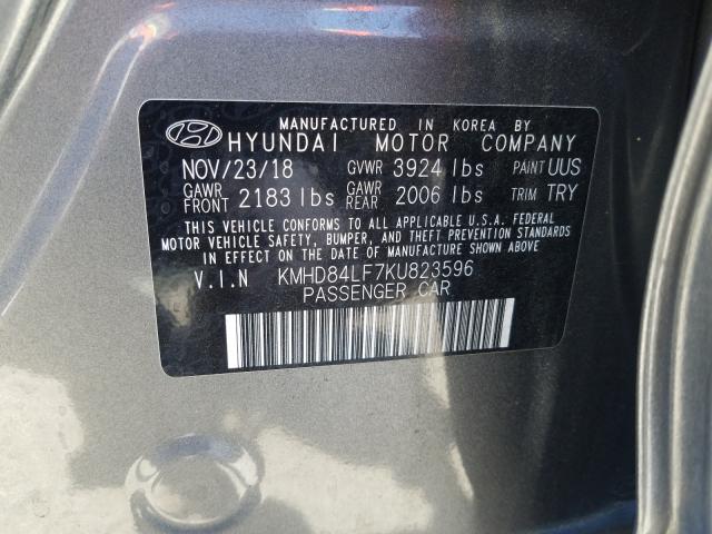 Photo 9 VIN: KMHD84LF7KU823596 - HYUNDAI ELANTRA SE 