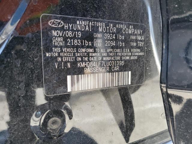 Photo 12 VIN: KMHD84LF7LU031398 - HYUNDAI ELANTRA SE 