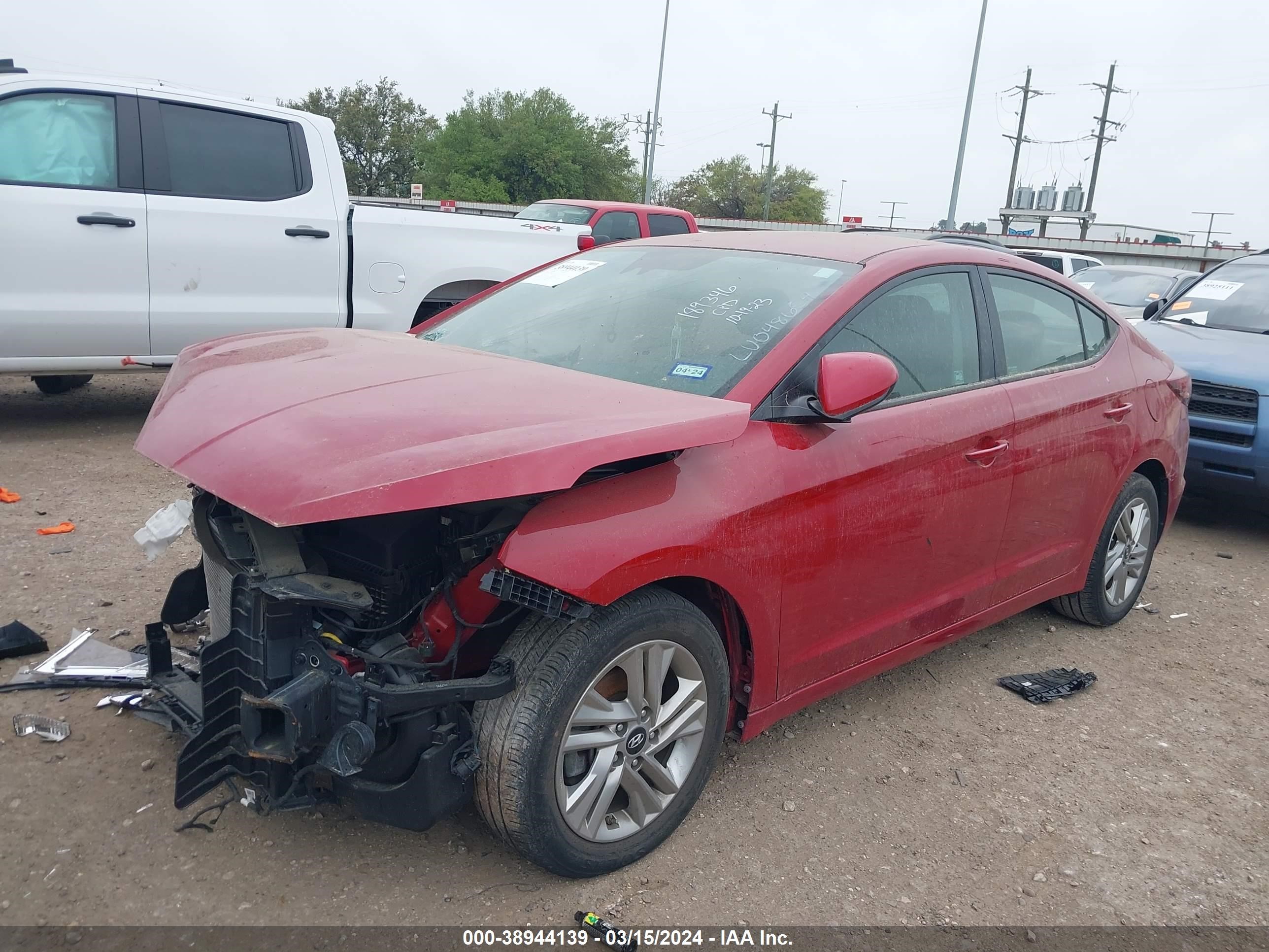 Photo 1 VIN: KMHD84LF7LU048654 - HYUNDAI ELANTRA 