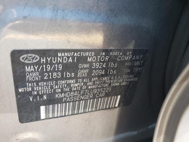 Photo 9 VIN: KMHD84LF7LU935221 - HYUNDAI ELANTRA SE 