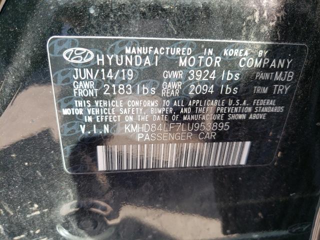 Photo 9 VIN: KMHD84LF7LU953895 - HYUNDAI ELANTRA SE 