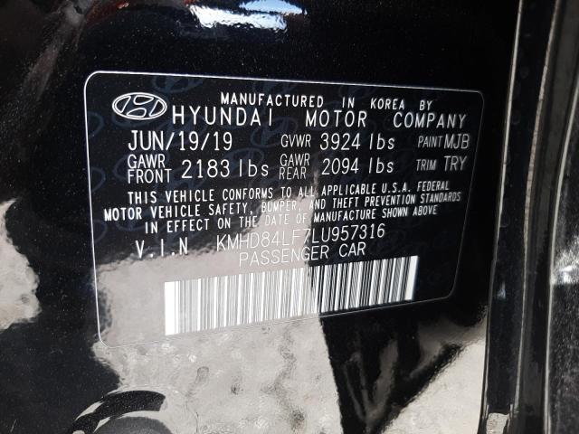 Photo 9 VIN: KMHD84LF7LU957316 - HYUNDAI ELANTRA SE 