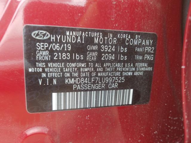 Photo 9 VIN: KMHD84LF7LU997525 - HYUNDAI ELANTRA SE 