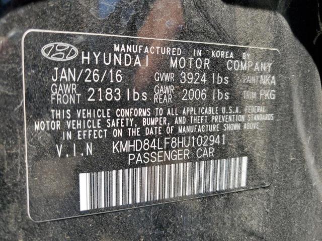 Photo 11 VIN: KMHD84LF8HU102941 - HYUNDAI ELANTRA SE 