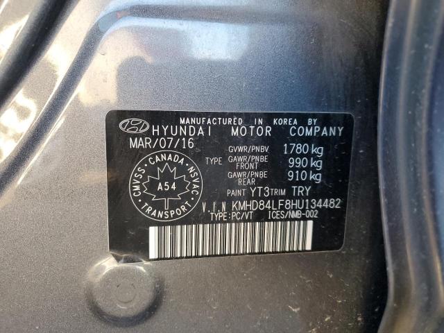 Photo 12 VIN: KMHD84LF8HU134482 - HYUNDAI ELANTRA 