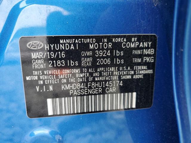 Photo 9 VIN: KMHD84LF8HU145174 - HYUNDAI ELANTRA SE 