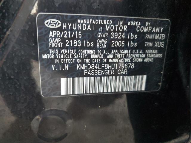 Photo 11 VIN: KMHD84LF8HU179678 - HYUNDAI ELANTRA SE 