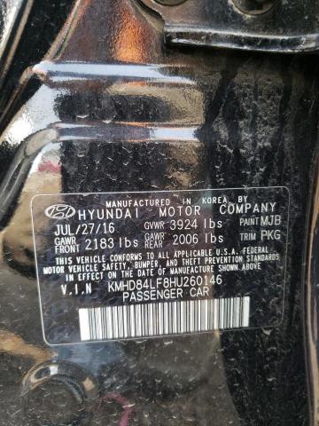 Photo 11 VIN: KMHD84LF8HU260146 - HYUNDAI ELANTRA SE 