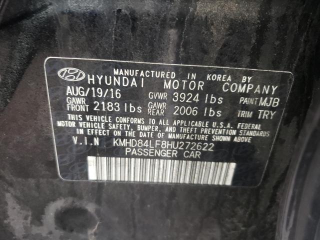 Photo 9 VIN: KMHD84LF8HU272622 - HYUNDAI ELANTRA SE 