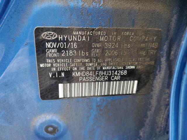 Photo 9 VIN: KMHD84LF8HU314268 - HYUNDAI ELANTRA SE 