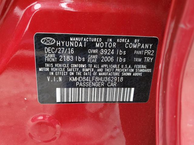 Photo 11 VIN: KMHD84LF8HU362918 - HYUNDAI ELANTRA 