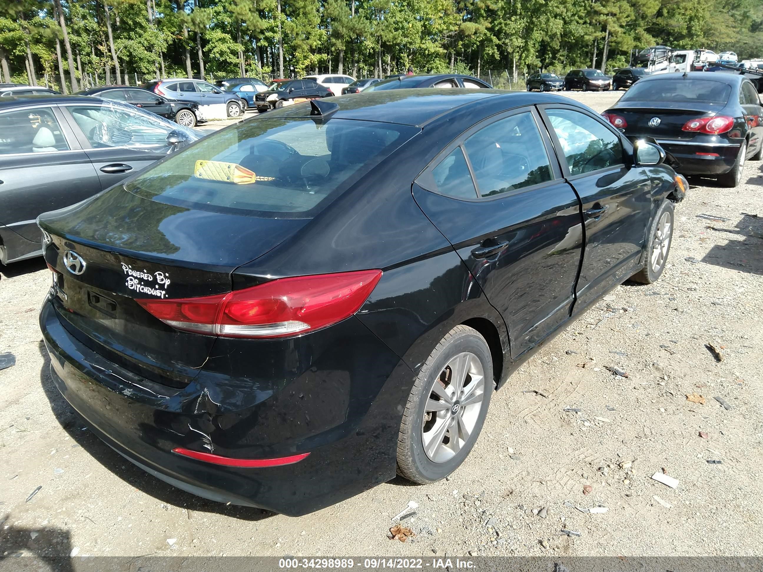 Photo 3 VIN: KMHD84LF8JU465939 - HYUNDAI ELANTRA 