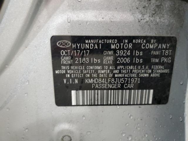 Photo 9 VIN: KMHD84LF8JU571971 - HYUNDAI ELANTRA SE 