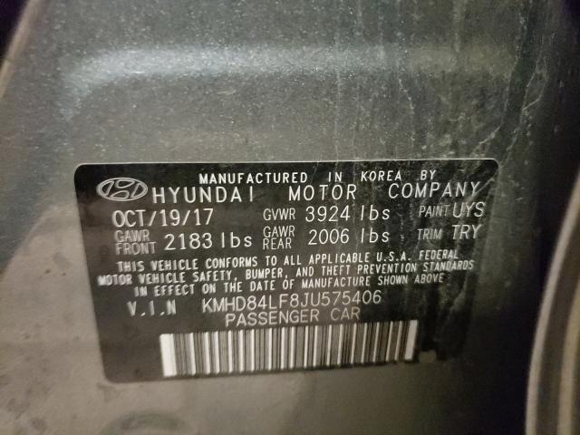 Photo 9 VIN: KMHD84LF8JU575406 - HYUNDAI ELANTRA SE 