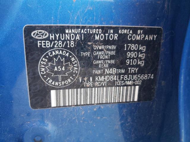 Photo 11 VIN: KMHD84LF8JU656874 - HYUNDAI ELANTRA SE 