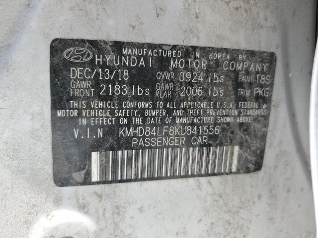 Photo 11 VIN: KMHD84LF8KU841556 - HYUNDAI ELANTRA 