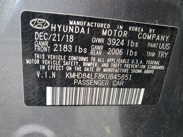 Photo 12 VIN: KMHD84LF8KU845851 - HYUNDAI ELANTRA SE 