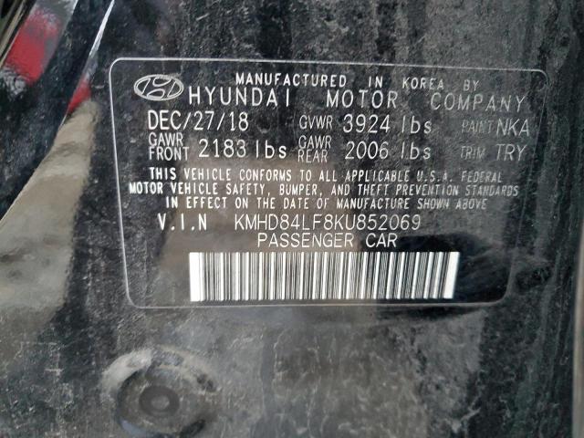 Photo 11 VIN: KMHD84LF8KU852069 - HYUNDAI ELANTRA 