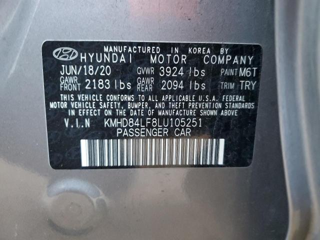 Photo 9 VIN: KMHD84LF8LU105251 - HYUNDAI ELANTRA SE 